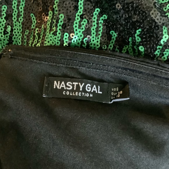Nasty Gal Strapless Sequin Dress - Picture 5 of 8